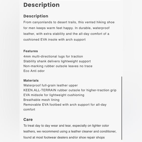 Keen Men’s Steens Vent Shoe Sneaker Size 8.5 - Picture 10 of 10